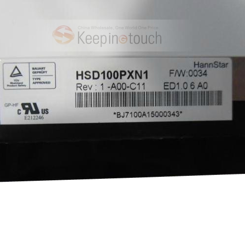 LCD LED Display Screen Panel + Touch Screen For 10-inch HannStar HSD100PXN1-A00