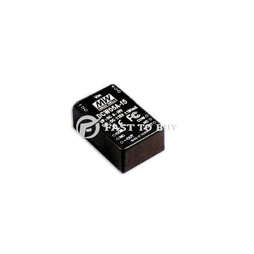 DCW05C-15 MEAN WELL 5W 36~72V Input 15V Regulated Dual Output DC-DC Converter Power Supply