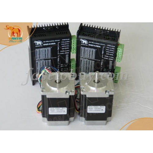 57BYGH420+DQ542MA+DQ542MA WANTAI Hybrid Stepping Motor 57BYGH series 2 set NEW