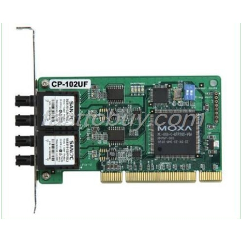 CP-102UF-M MOXA Fiber Optic Boards 2-port Universal PCI multimode 5KM ST head