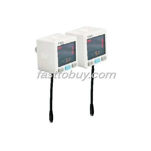 F&C Pressure sensor FKP50 series FKP50P-02-F1 three-color dual digital display 2NPN output