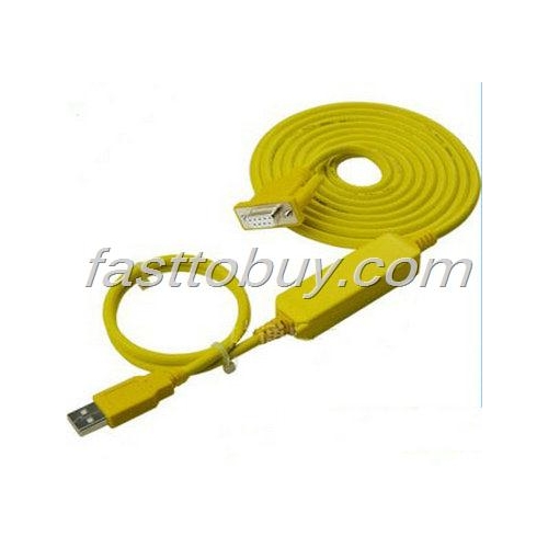 USB-1747-CP3 USB interface PLC programming cable for AB SLC 5/03,5/04,5/05 series PLC Length:3m Yellow