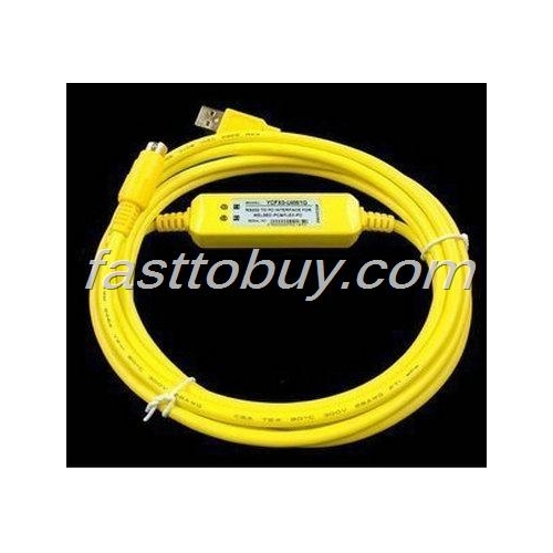 USB-PWS6600 USB interface PLC programming download cable with communication indicator light for HITECH PWS6600 series HM