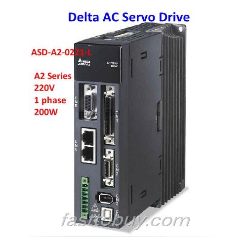 Delta AC Servo Drive A2 Series ASD-A2-0221-L 220V 1 phase 200W New