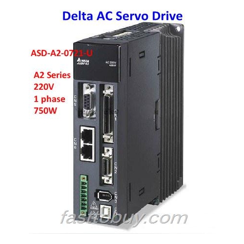 Delta AC Servo Drive A2 Series ASD-A2-0721-U 220V 1 phase 750W New