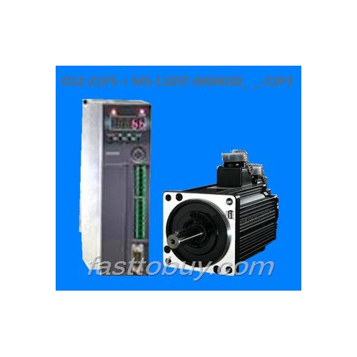 Xinje Servo Drive DS2-21P5 1500w 1.5kw Single Phase AC200V 50/60Hz + Servo Motor MS-110ST-M04030_ _-21P2 220V 3000rpm 4N