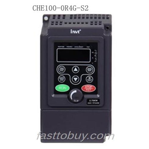 CHE100-0R4G-S2 Invt CHE Series Sensorless Vector Control Inverter 1 Phase 220V-240V 0.4KW 400W