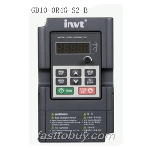 GD10-0R4G-S2-B Invt Goodrive10 Series Inverter 1 Phase  220V-240V 0.4KW 400W 50Hz/60Hz New