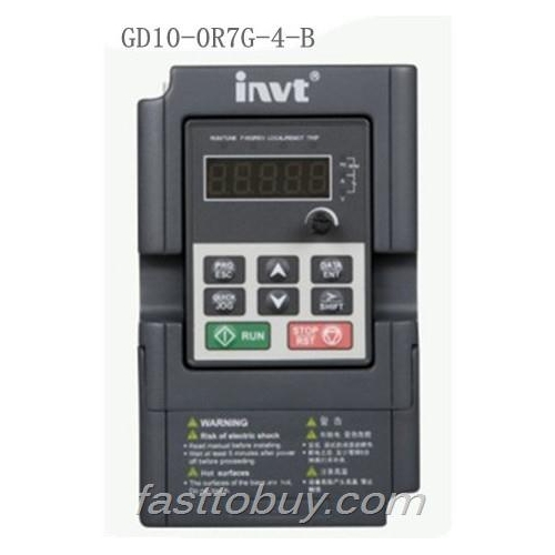 GD10-0R7G-4-B Invt Goodrive10 Series Inverter 3 Phase 380V-440V 0.75KW 750W 50Hz/60Hz New