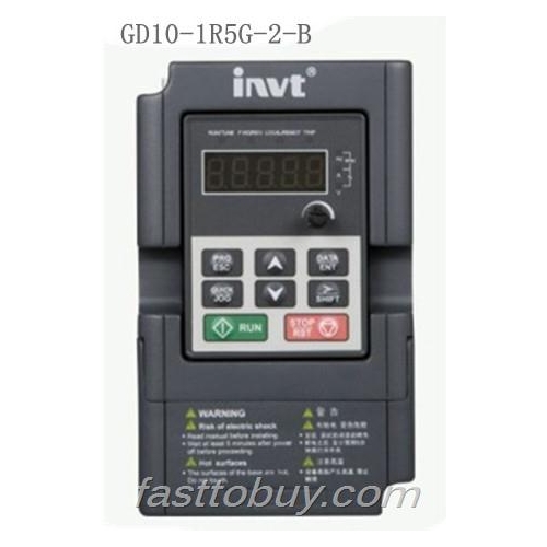 GD10-1R5G-2-B Invt Goodrive10 Series Inverter 3 Phase 220V-240V 1.5KW 1500W 50Hz/60Hz New