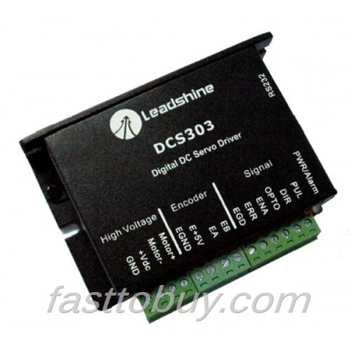 Leadshine Micro-size Brushed DC Servo Drive DCS303 DC18-30V Cont. 3A Peak 15A for 5-90W Brush DC Servo Motor New