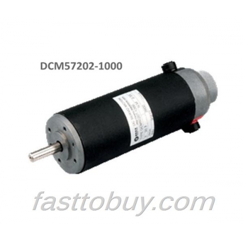 Leadshine Brushed DC Servo Motor DCM57202-1000 24V 50W 3500 rpm Single-ended 1000-Line Encoder Flange Mounted New