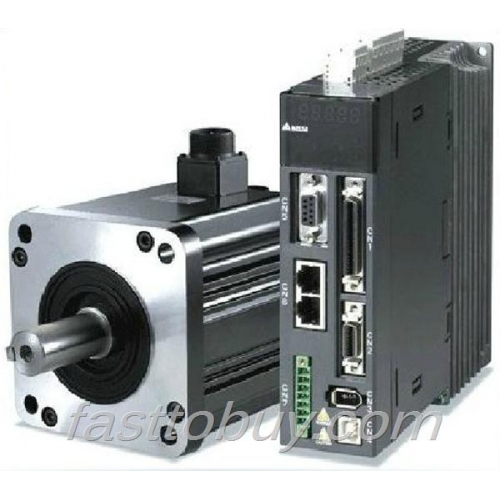 Delta 100W 0.1KW A2 Series Servo System (Drive + Motor) ASD-A2-0121-F + ECMA-C10401RS New