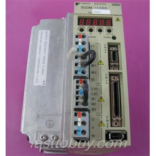 SGDM-15ADA(Replaced by updated version SGDM-15ADA-V with dustproof function) Yaskawa Sigma II Servopack Single/3 Phase 2