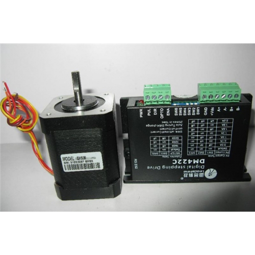 Leadshine motor 2 phase 0.6NM 42HS08 + DM422C stepper drive 20-40DCV 0.3-2.4A original new