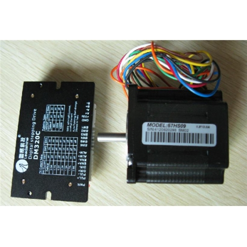 Leadshine motor 2 phase 0.9NM 57HS09 + DM320C stepper drive 20-30DCV 0.3-2.0A original new