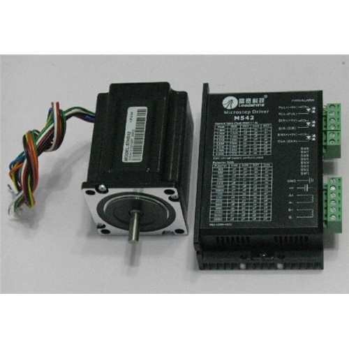 Leadshine motor 2 phase 1.3NM 57HS13 + M542-05 Leadshine 2 phase digital stepper drive 24-50DCV 1.0-4.2A original brand 