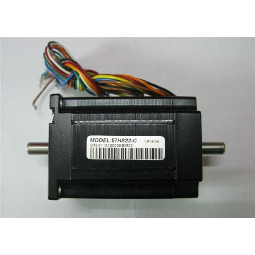 NEMA23  2.2NM 314oz-in 2ph 3.5A D=8mm Double Shaft Stepper Motor 57HS22-C Laser Machine