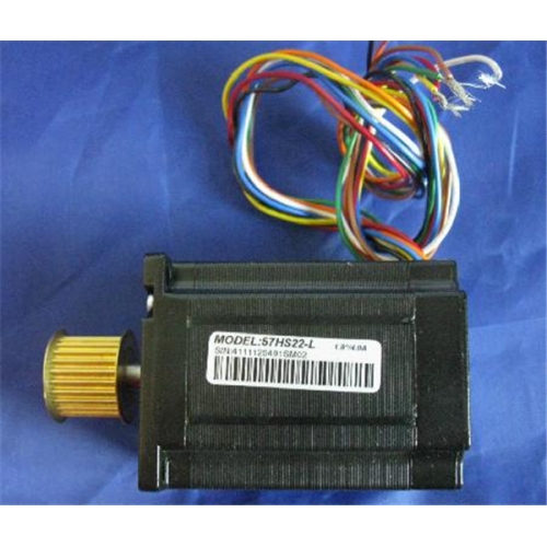 NEMA23  2.2NM 314oz-in 2ph 3.5A D=8mm Synchronous pulley Stepper Motor 57HS22-L Laser Machine