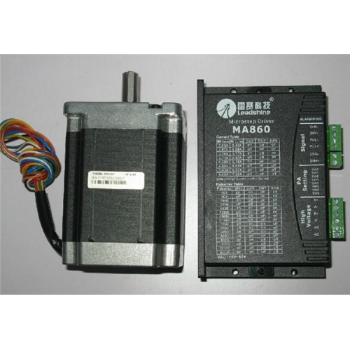 Leadshine 2 phase stepper motor 8.5NM 6.0A 86HS85+MA860 2 phase digital stepper drive 24-60DCV 2.4-7.2A original new 2 p