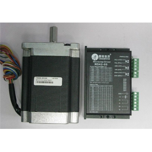 Leadshine 2 phase stepper motor 8.5NM 6.0A 86HS85+M542-05 2 phase digital stepper drive 24-50DCV 1.0-4.2A original brand