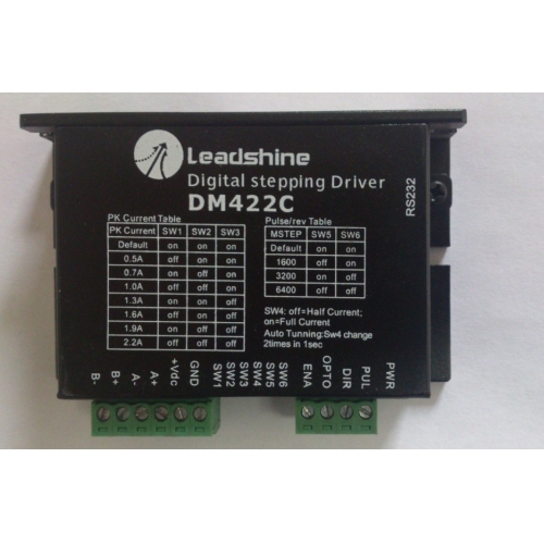 2ph 39mm NEMA15 42mm NEMA17 motor DSP Digital Stepper Drive DM422C 18-40VDC 0.5-2.2A Leadshine New