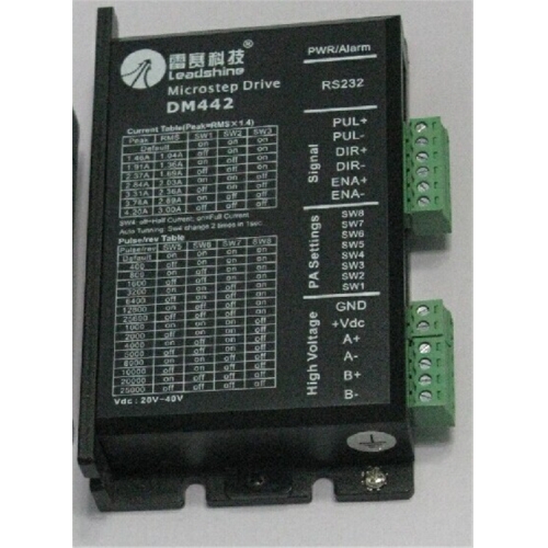 Leadshine  DM442 2ph 42mm NEMA17 57mm NEMA23 motor DSP Digital Stepper Drive18-40VDC 1.46-4.2A New