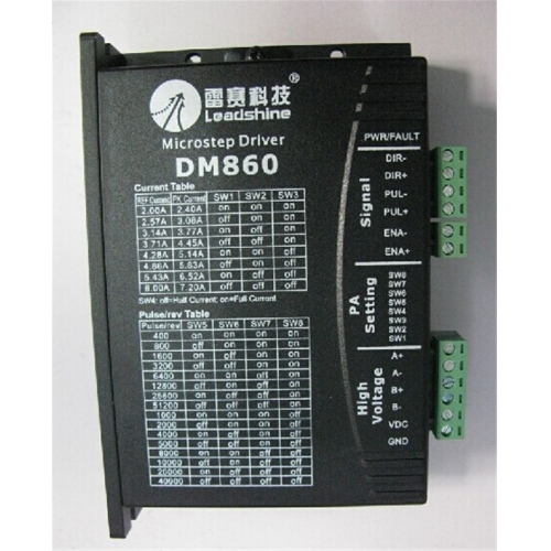 2ph 57mm NEMA23 86mm NEMA34 motor DSP Digital Stepper Drive DM860 24-60VDC 2.4-7.2A Leadshine New