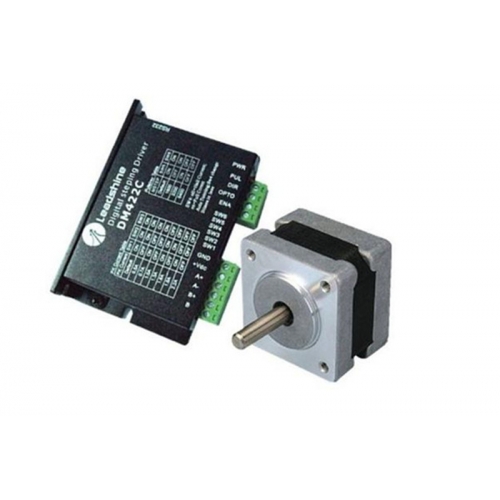 Leadshine NEMA16 39mm 31.2oz-in 0.22N.M 18-40VDC 2phase Stepper motor Drive kits 39HS02+DM422C