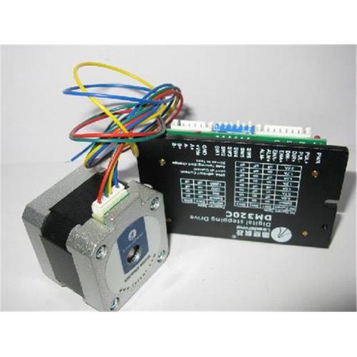 Leadshine NEMA17 42mm 31.2oz-in 0.22N.M 18-30VDC 2phase Stepper motor Drive kits 42HS02+DM320C