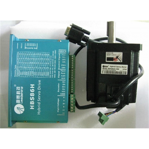 Leadshine NEMA34 86mm 571oz-in 4.0N.M 30-100VDC 2phase Stepper motor DSP Closed-Loop Drive kits 86HBM40-1000+HBS86H