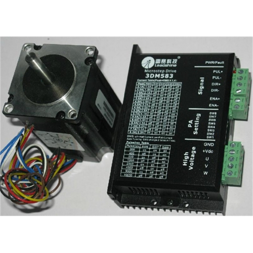 Leadshine NEMA23 57mm 212oz-in 1.5N.M 18-50VDC 3phase Stepper motor Drive kits 573S15+3DM583