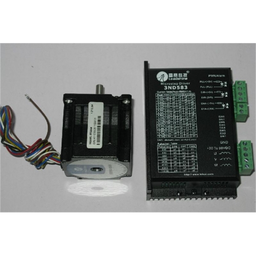 Leadshine NEMA23 57mm 128oz-in 0.9N.M 20-50VDC 3phase Stepper motor Drive kits 573S09+3ND583