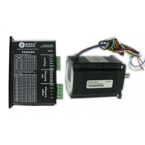 Leadshine NEMA23 57mm 212oz-in 1.5N.M 24-60VDC 3phase Stepper motor Drive kits 573S15+3DM683