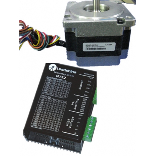 Leadshine NEMA34 86mm 500oz-in  3.5N.M 36-75VDC 2phase Stepper motor Drive kits 86HS35+M752