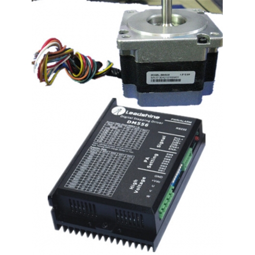 Leadshine NEMA34 86mm 637oz-in 4.5N.M 18-50VDC 2phase Stepper motor Drive kits 86HS45+DM556