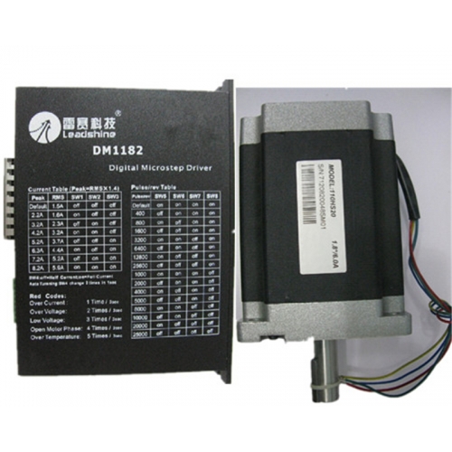 Leadshine NEMA42 110mm 2832oz-in 20N.M 60-130VAC 2phase Stepper motor Drive kits 110HS20+DM1182