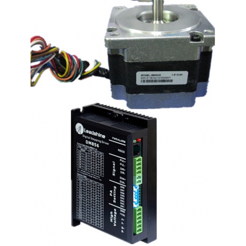 Leadshine NEMA34 86mm 637oz-in 4.5N.M 18-80VDC 2phase Stepper motor Drive kits 86HS45+DM856