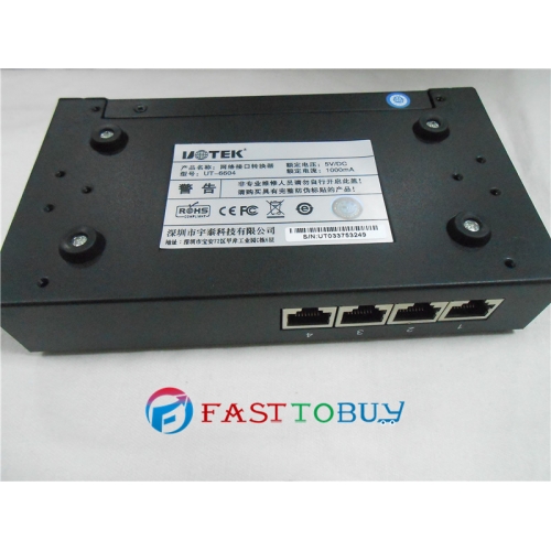 Ethernet to Serial Server TCP/IP to RS-232/485/422 UT-6604 4 ports NEW