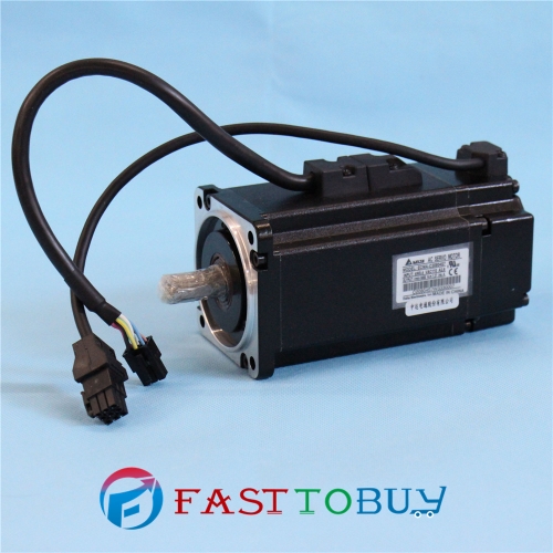 ECMA-C20804S7 Delta AC Servo Motor 220V 400W 1.27NM 3000rpm with Keyway Oil Seal brake Shaft 14mm New