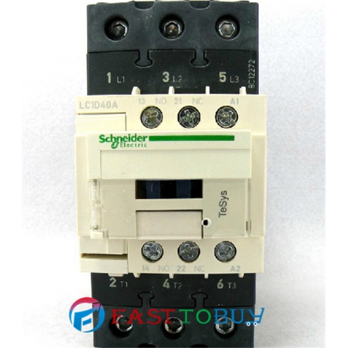 LC1D40ACC7C LC1-D40ACC7C Contactor TeSys D 40A AC 36V 50/60Hz New