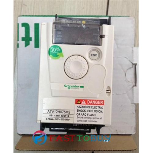 ATV12H075M2 VFD Inverter  Input 1ph 220V Output 3ph 220V 4.2A 0.5~400Hz 0.75KW 1HP New