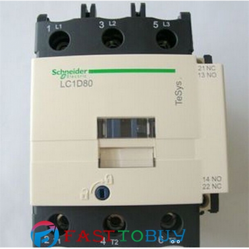 LC1D80E7C LC1-D80E7C TeSys D Contactor 80A AC 48V 50/60Hz New