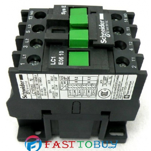 LC1E0610M5N AC220V 6A 1NO EasyPact TVS Contactor New