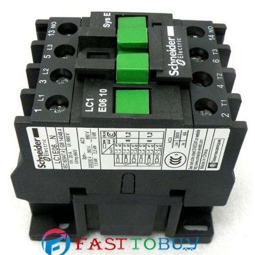 LC1E0610Q5N AC380V 6A 1NO EasyPact TVS Contactor New