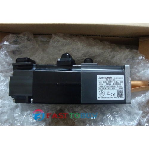 HF-KP13B AC Servo Motor 0.8A 100W 0.32NM 3000r/min with Brake New