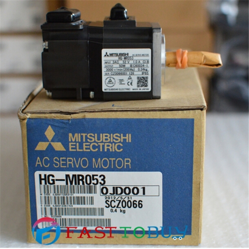 HG-MR053+MR-J4-10A 1A 50W 0.16NM 3000rpm AC Servo Motor Drive Kit with 3M Cable New