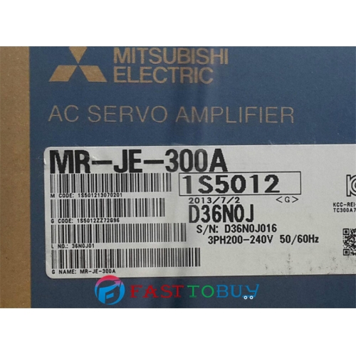 MR-JE-300A 3PH AC 220V 14A 3KW AC Servo Drive New