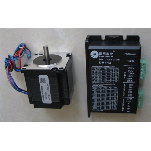 Stepper Motor Drive 2ph 4A 1.3NM NEMA23 57mm 4 Wire 18-40VDC For CNC Engraving Machine 57HS13B+DM442