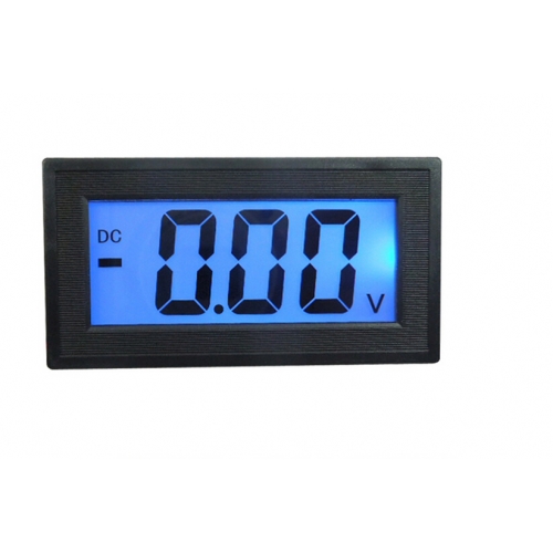 10pcs DC 3.5-30V Voltmeter LCD Digital Display Blue backlight